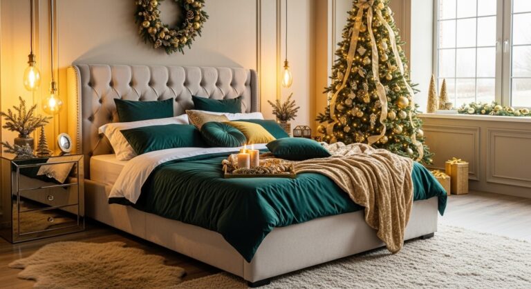 How to Decorate a Bedroom for Christmas: Cozy & Festive Ideas