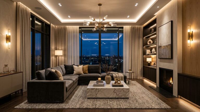 28 Modern Living Room Lighting Ideas That Instantly Change Everything