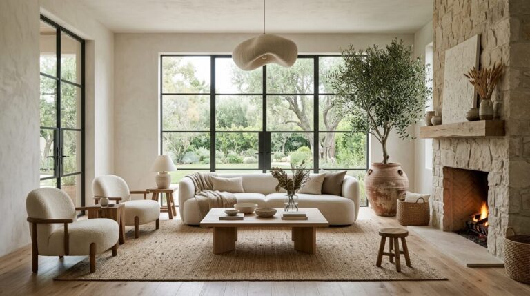 30 Dreamy Organic Modern Living Room Decor Ideas That Feel Instantly Cozy